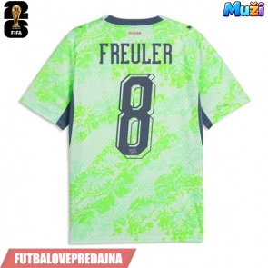 Lacne Muži Futbalové dres Švajčiarsko Remo Freuler #8 MS 2026 Krátky Rukáv - Preč